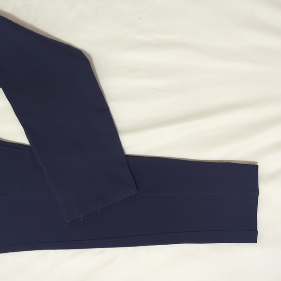 Guess Double Zipper Ponte Pants, Color Navy Size XL - Picture 4 of 12